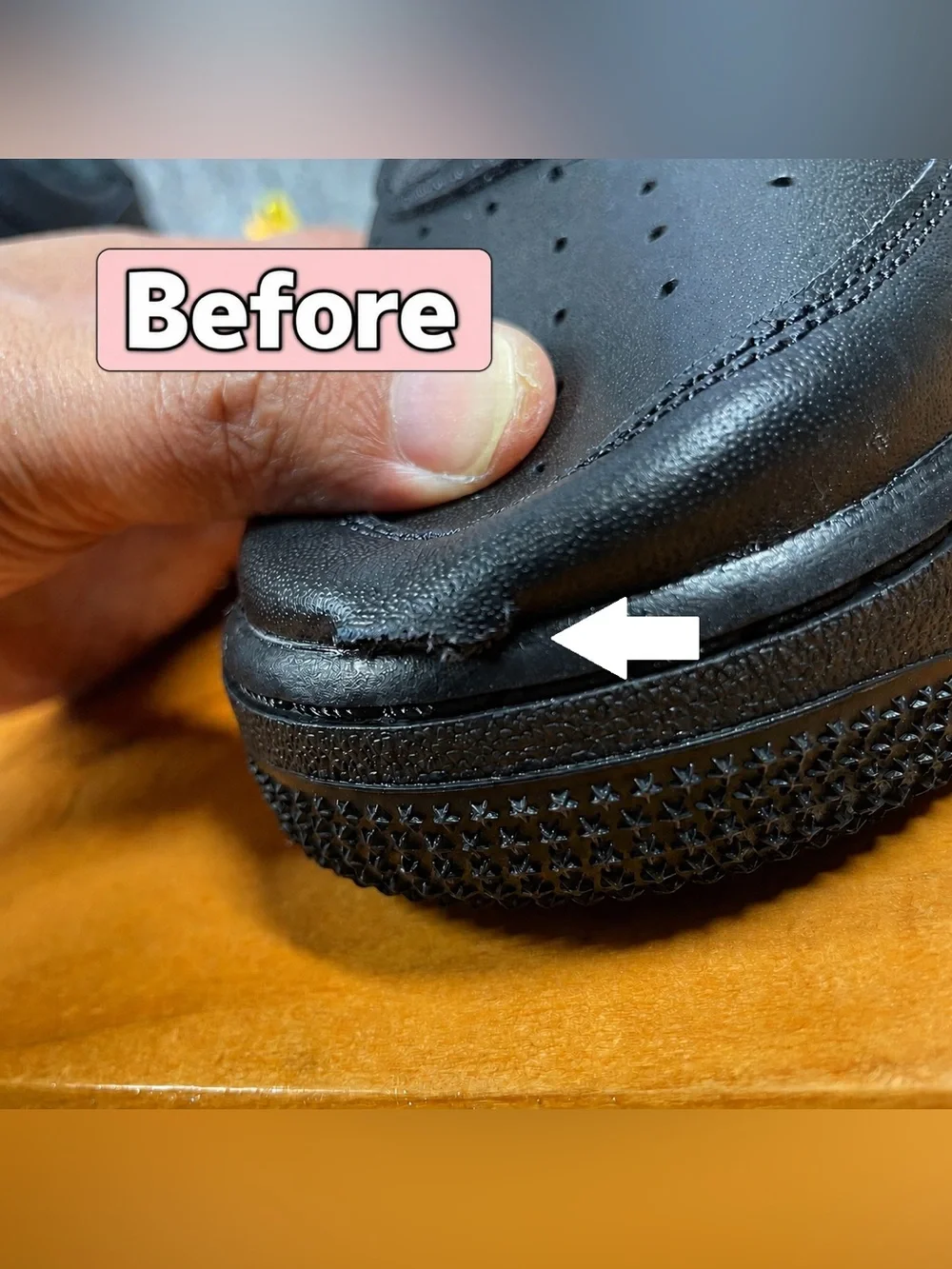 Nike Air Force 1 '07 Womens 8.5 Triple Black AF1 Low Sneakers DD8959-001 READ